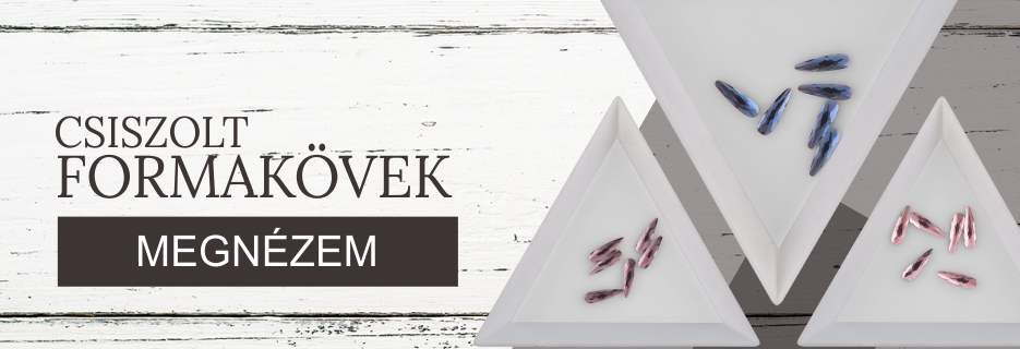 csiszolt formakovek