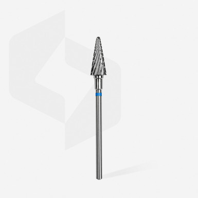 Staleks - Karbid Csiszolófej Kúp 6mm | 14mm Kék | Közepes FT71B060-14