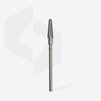Staleks - Karbid Csiszolófej Keskeny Lekerekített Kúp 4mm | 13 mm Sárga FT70Y040-13