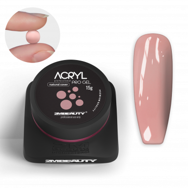 Acryl Pro Gel Natural Cover - Tégelyes