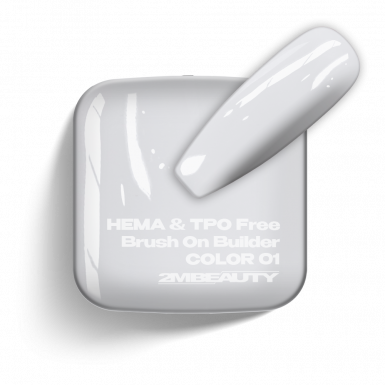 Brush On Builder Color 01 - HEMA & TPO Mentes Ecsetes Építőzselé