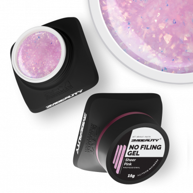 No Filing - Sheer Pink - HEMA & TPO Mentes Reszelésmentes Építőzselé