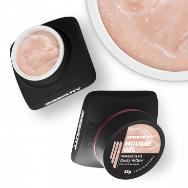 Mousse - Amazing - 01 Dusty Yellow - HEMA & TPO Mentes Építőzselé