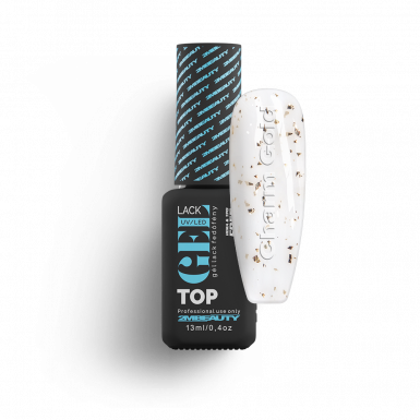 Gel Lack Fedő - Top Coat Charm Gold - HEMA Mentes