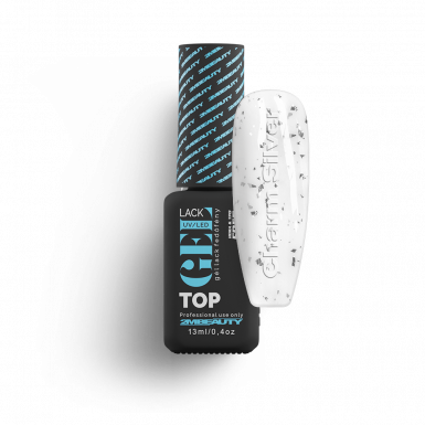 Gel Lack Fedő - Top Coat Charm Silver - HEMA Mentes