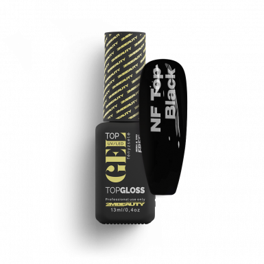 Top Gel - NF Top Black Színezett Fényzselé - HEMA és TPO Mentes