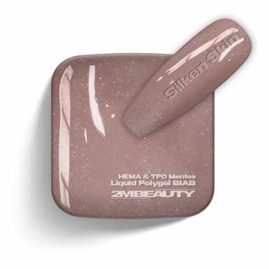 Liquid Polygel BIAB - Silken Skin - HEMA & TPO Mentes Ecsetes Építőzselé