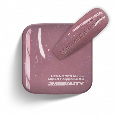 Liquid Polygel BIAB - Mellow Mauve Sauvage - HEMA & TPO Mentes Ecsetes Építőzselé