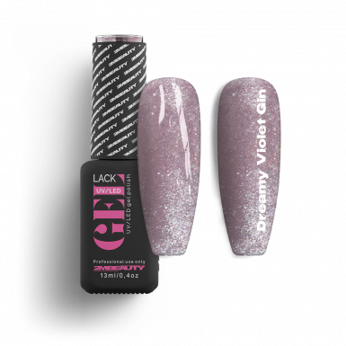 Liquid Polygel BIAB - Dreamy Violet Gin - HEMA & TPO Mentes Ecsetes Építőzselé