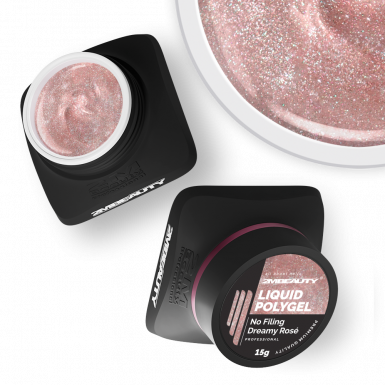 Liquid Polygel No Filing - Dreamy Rosé - HEMA & TPO Mentes Reszelésmentes Építőzselé