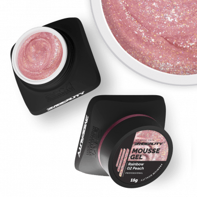 Mousse - Rainbow - 02 Peach - HEMA Mentes Építőzselé