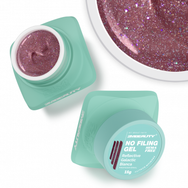 No Filing - Reflective Galactic - Bianca - HEMA Mentes Reszelésmentes Építőzselé