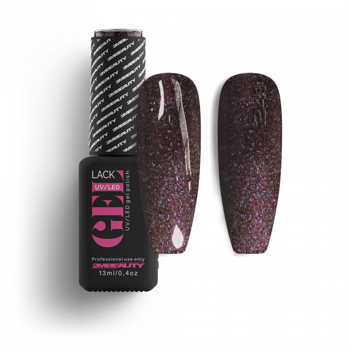 Gel Lack - Csillámos 241 Gel Lack - Csillámos 241: Barna, csillámos lakkzselé, barna és rózsaszín csillámokkal....
