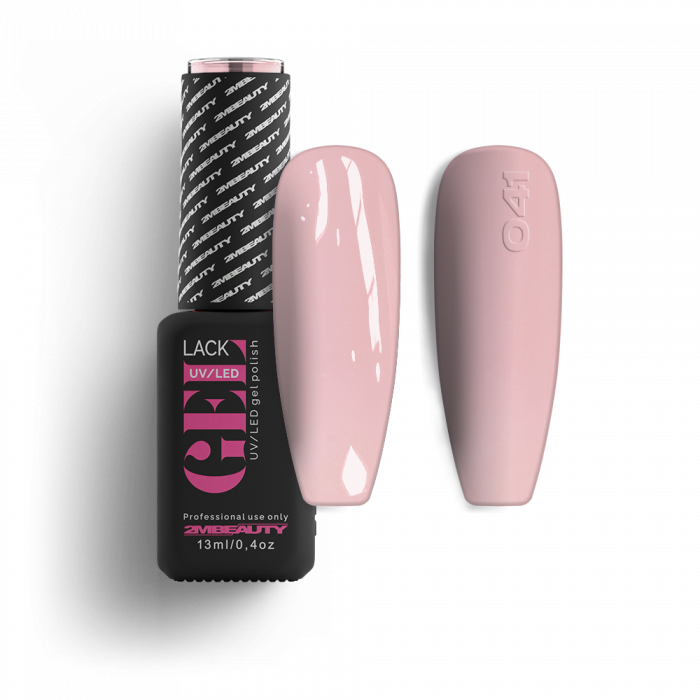 Gel Lack - Matt 041: Világos nude pink színű lakkzselé....