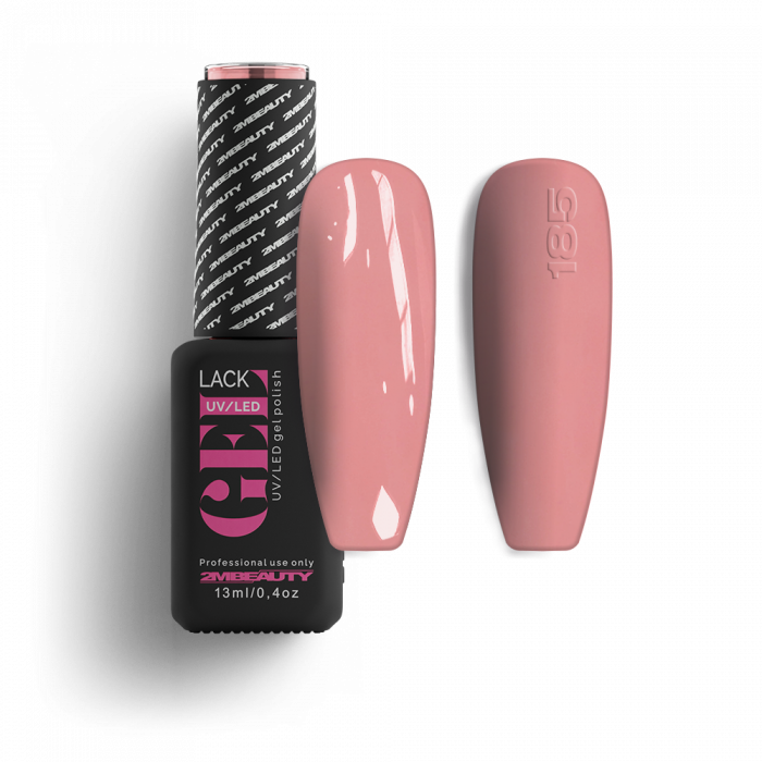 Gel Lack - Matt 185: Pink korall színű lakkzselé....