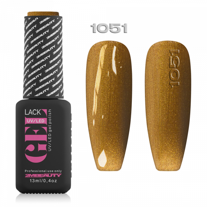 Gel Lack - Csillámos 1051:
Aranyosan csillámló fahéj (barna) színű csillámos lakkzselé.
Fig...