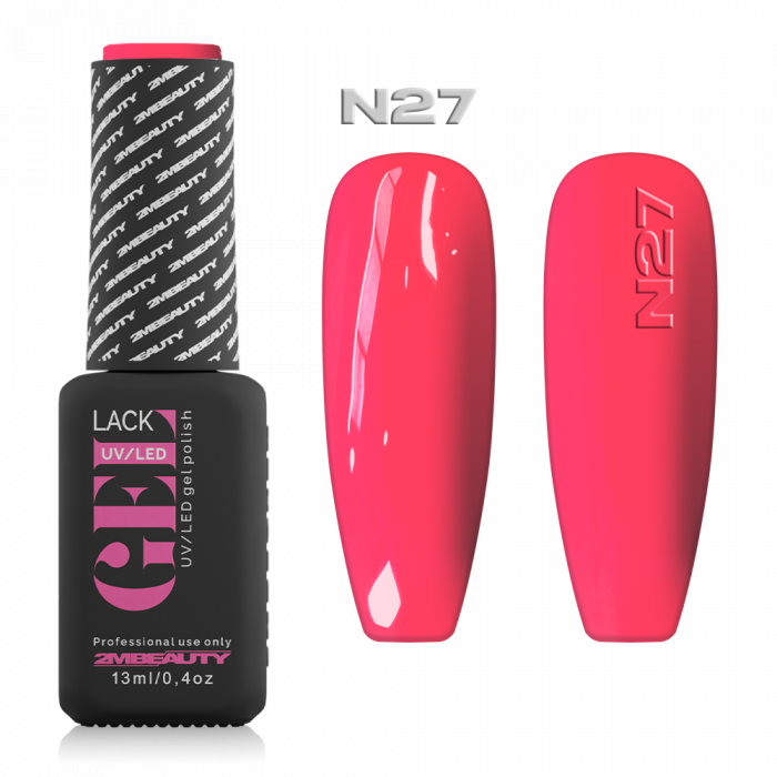 Gel Lack - Neon N027:
Neon korall gellack!
Sűrű, krémes állagából adódóan egy rétegben is ...