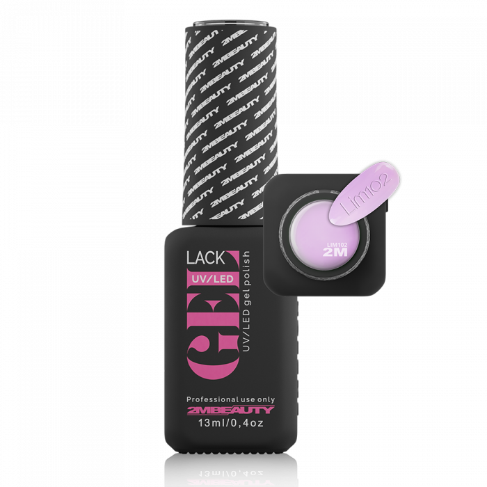 Gel Lack - Francia Lim102:
Halvány lilás, természetes árnyalatú enyhén fedő gél lakk, melyn...