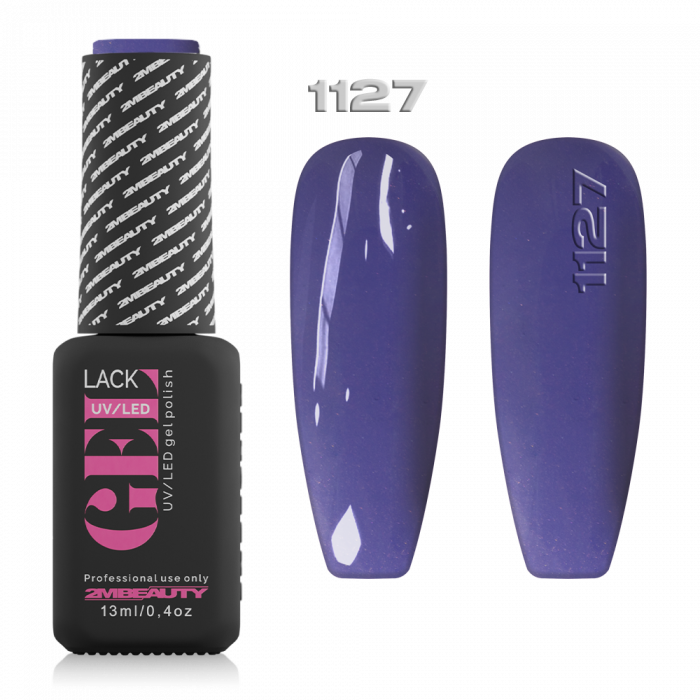 Gel Lack - Matt 1127:
 
Very Pery (kékes-lila) színű lakkzselé (kevés mikrocsillámmal).
 
...