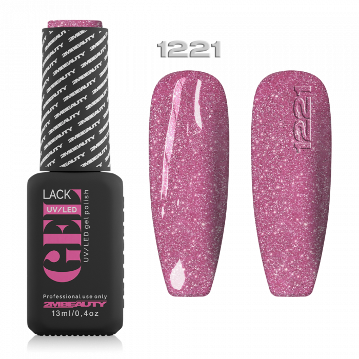 Gel Lack - Csillámos 1221:
 
Fényvisszaverő hatású gyémánt csillogású Barbie rózsaszín...