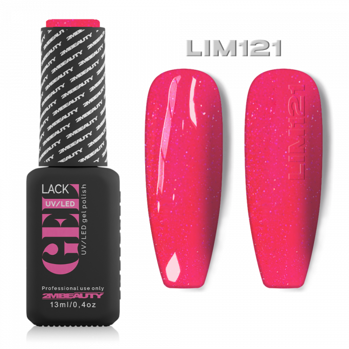 Gel Lack - Üveghatású LIM121:
 
Átlátszó, neon pink színű csillámos lakkzselé.
 
Figy...