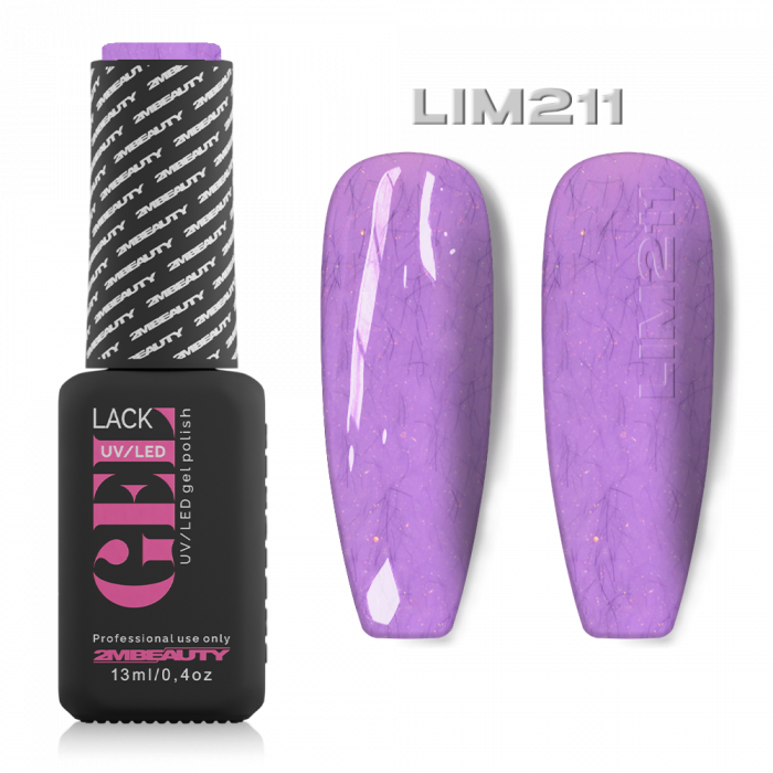 GEL LACK - MATT LIM211:
Közép lila színű gél lakk.
Figyelem!
 ...