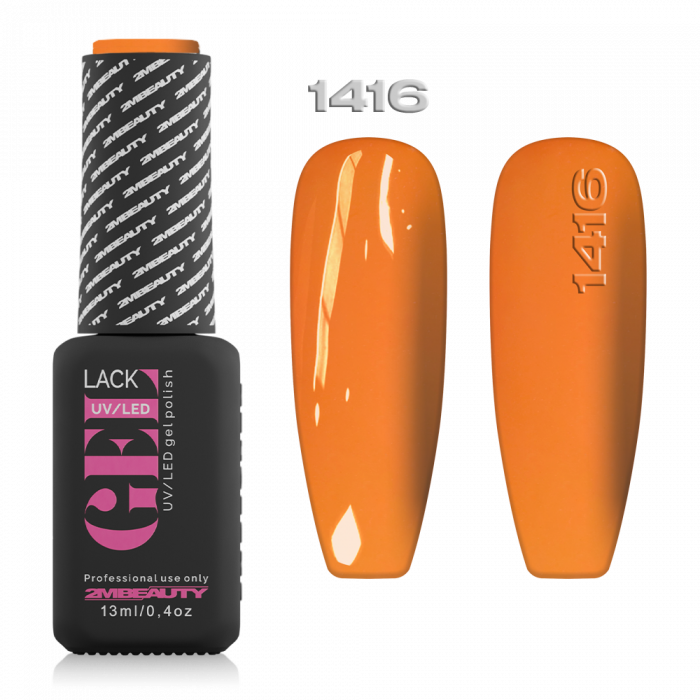 Gel Lack - Matt 1416:Narancs boglárka színű lakkzselé, magas pigmenttartalommal.
 
Figyelem!
...