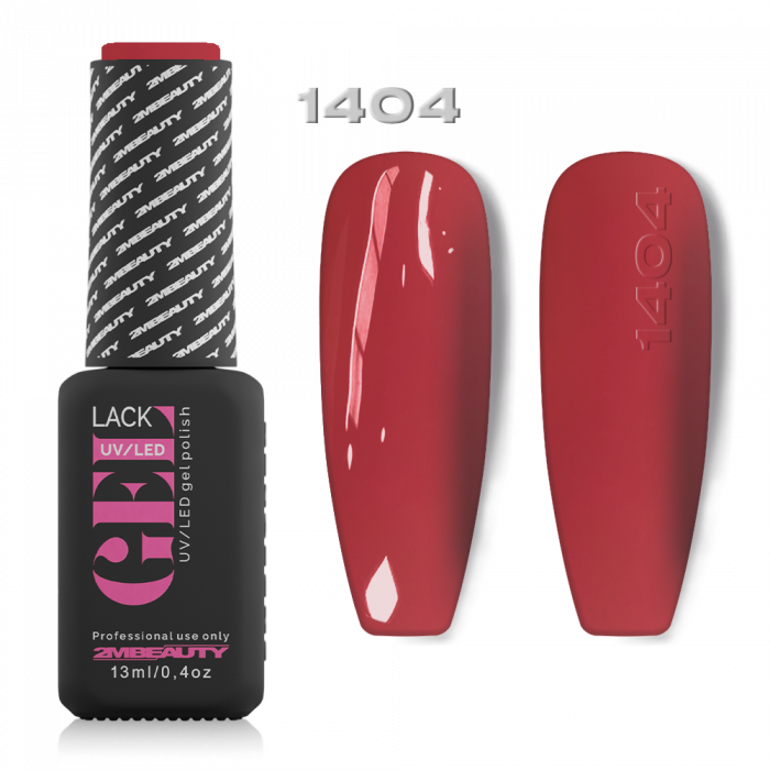 Gel Lack - Matt 1404:
Nyári piros színű lakkzselé, magas pigmenttartalommal.
 
Kötési ideje...