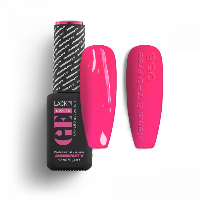 Gel Lack - HEMA & TPO Mentes 068 - Neon: 
 
Vibráló, pink sokk árnyalatú, krémes lakkz...