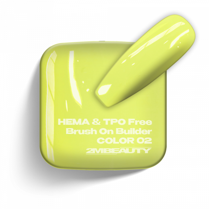 Brush On Builder Color 02 - HEMA & TPO Mentes Ecsetes Építőzselé