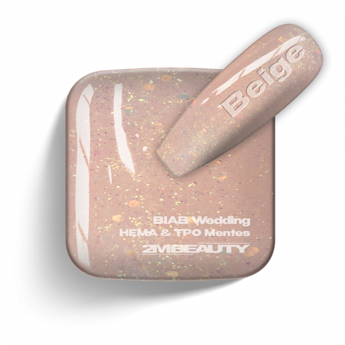 BIAB - Wedding - Beige - HEMA & TPO Mentes Ecsetes Építőzselé