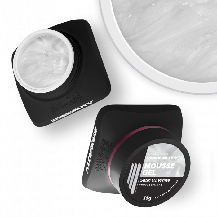 Mousse - Satin - 01 White - HEMA & TPO Mentes Építőzselé