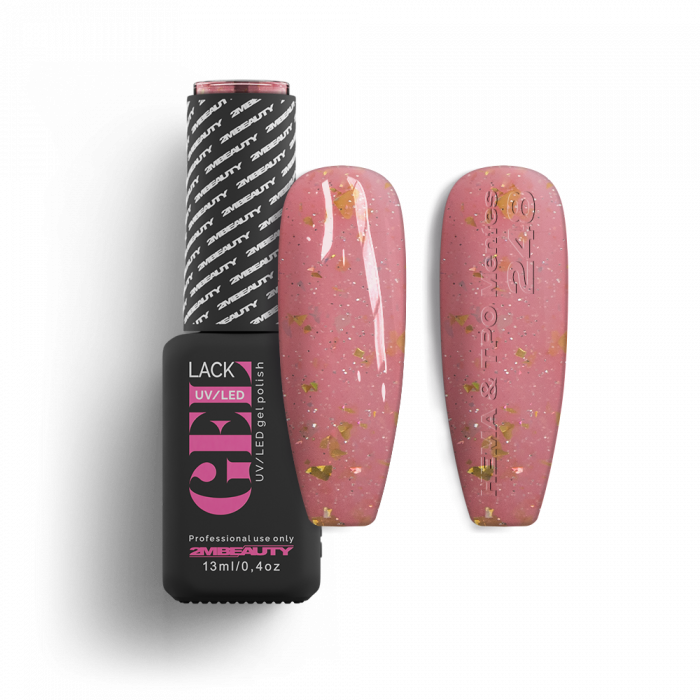 Gel Lack - HEMA & TPO Mentes 248 Gel Lack - HEMA & TPO Mentes 248:
Blush (pirosító) árnyalatú, szivárványosan szikrázó...