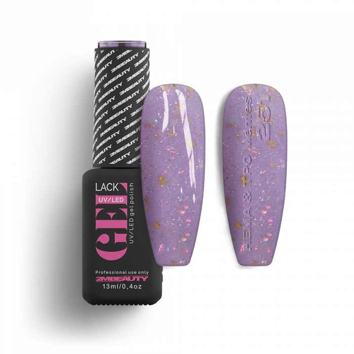 Gel Lack - HEMA & TPO Mentes 251 Gel Lack - HEMA & TPO Mentes 251:
Wisteria (akáclila) árnyalatú, szivárványosan szikráz...