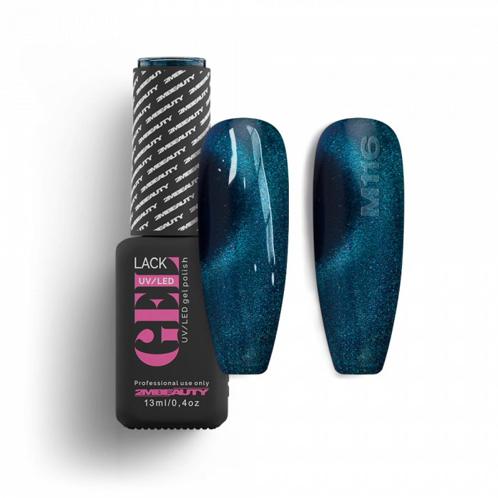 Mágneses Gel Lack - Magnet 116 - HEMA Mentes:
 
Krémes, mágneses lakkzselé fényes microszemc...