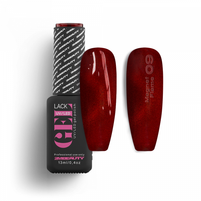 Gel Lack - Magnet Flame 09 - HEMA Mentes Gel Lack - Magnet Flame 09 - HEMA Mentes:
Különleges fényvisszaverő csillamokat tartalmazó...