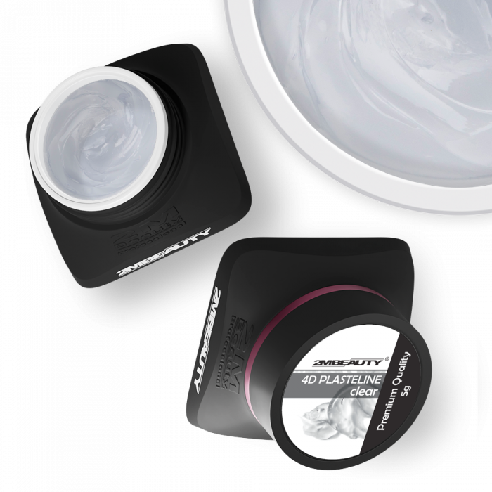 Zselé - 4D Plasteline Clear - HEMA Mentes