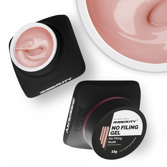 No Filing - Nude - Reszelésmentes Építőzselé - HEMA Mentes