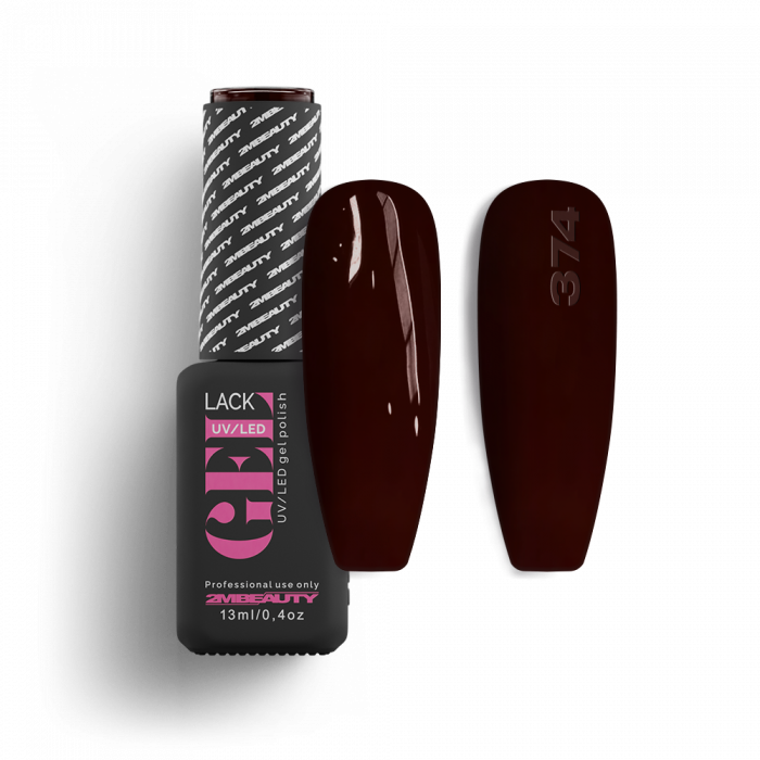 Gel Lack - HEMA Mentes 374:
 
(Azonos szín: Gel Lack - Matt 1378)*
 
Bordó bűbáj árnyal...