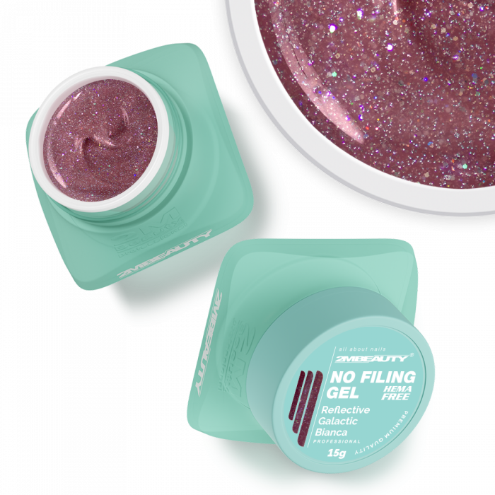 No Filing - Reflective Galactic - Bianca - HEMA Mentes Reszelésmentes Építőzselé