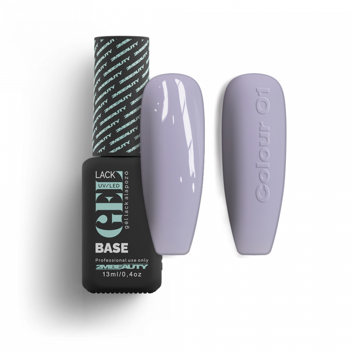 Gel Lack - Rubber Base Colour 01 - HEMA Mentes