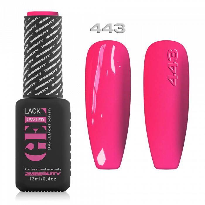 Gel Lack - Neon 443:
Neon rózsaszín színű lakkzselé!
Figyelem!
- Használat előtt alaposan r...