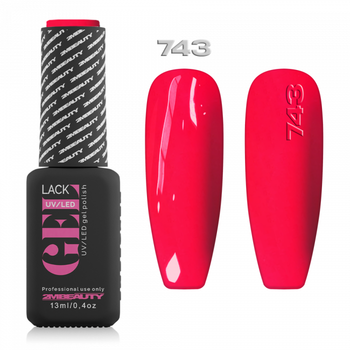 Gel Lack - Neon 743:
Neon narancsos-pink színű lakkzselé!
Figyelem!
- Használat előtt alaposan...
