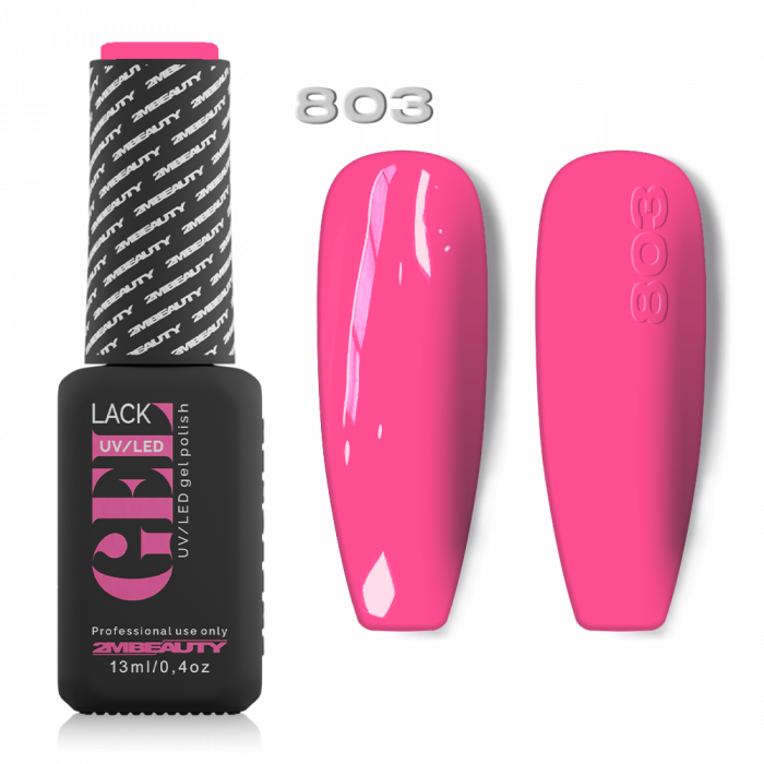 Gel Lack - Fun Color 803: Pink színű lakkzselé!...
