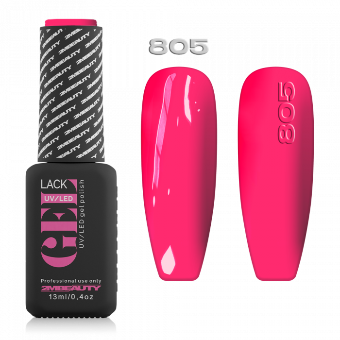 Gel Lack - Neon 805:Sötét neon pink lakkzselé!
 
Figyelem!
- Használat előtt alaposan rázzuk...
