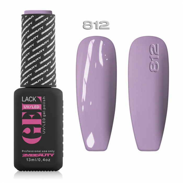 Gel Lack - Fun Color 812: Világos lilás színű lakkzselé!...