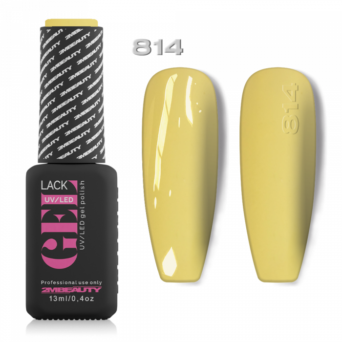 Gel Lack - Fun Color 814: Halvány sárga lakkzselé!...