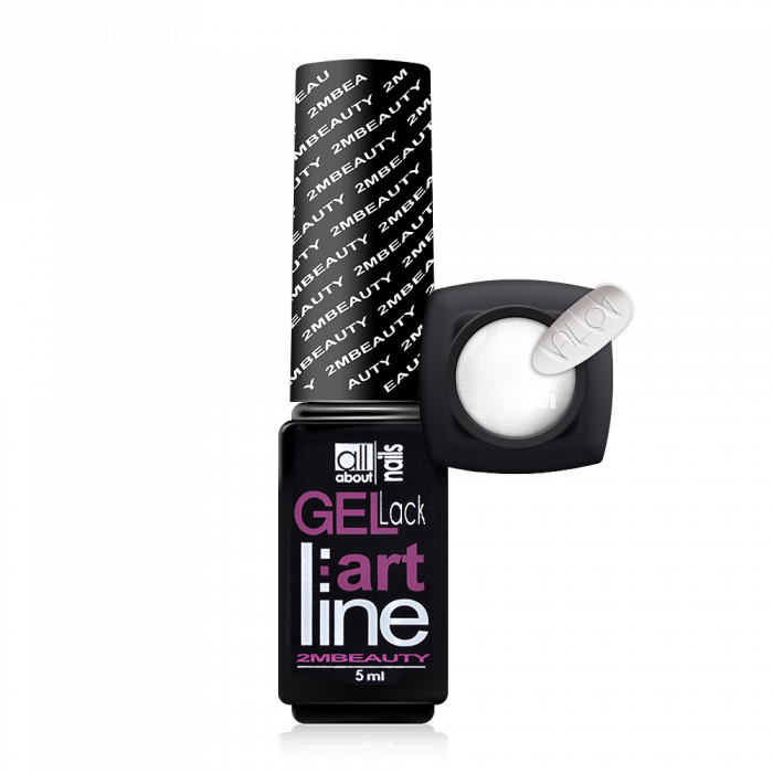 Gel Lack - Art Line 01:
Fehér színű géllack díszítéshez....