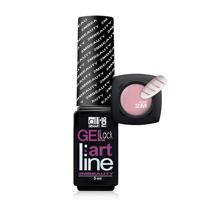 Gel Lack - Art Line 04:
Rózsaszín géllakk díszítéshez....