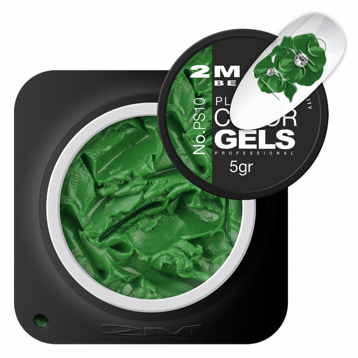 Színes Zselé - PlasteLine PS10: Zöld színű gyurma állagú sűrű zselé, mely fixálásmentes ...